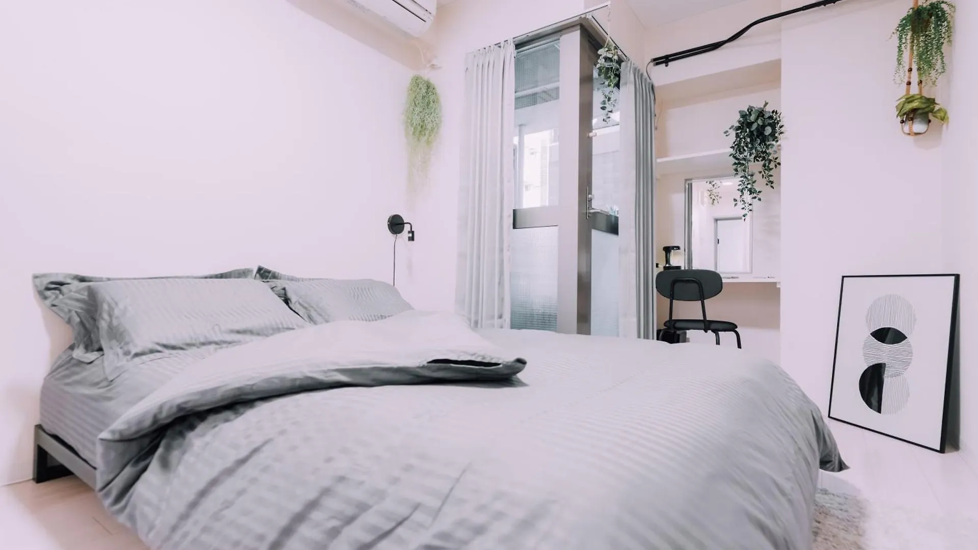 Minimalist Loft Namba Compact Studio With A 24-Hour Gym Ma401 Osaka Apartament